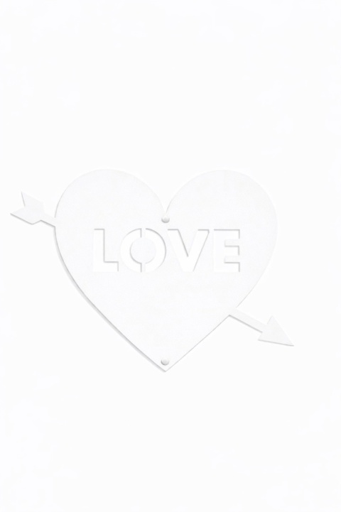 love dekoracja napis znak na ścianę