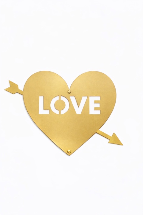 love dekoracja napis znak na ścianę
