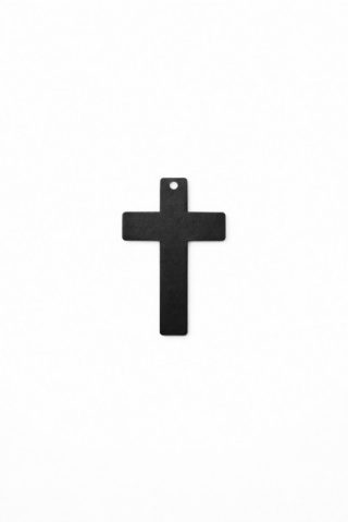 Krzyż metalowy na ścianę 10 cm do domu