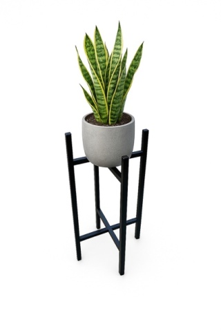 Kwietnik metalowy X S