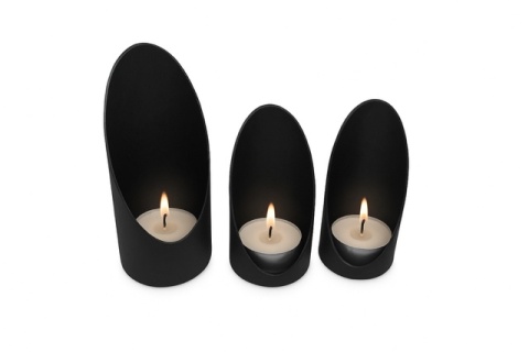 Świecznik na tealighty, komplet 3szt