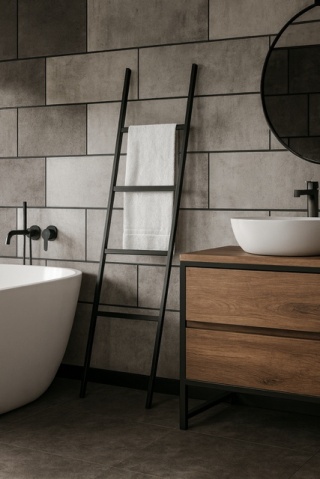 Wieszak na ręczniki drabina S