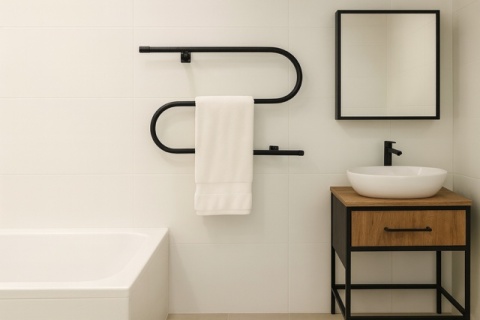 Wieszak na ręczniki ścienny S