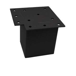 Noga meblowa 10cm do komody szafki loft metalowa kwadratowa