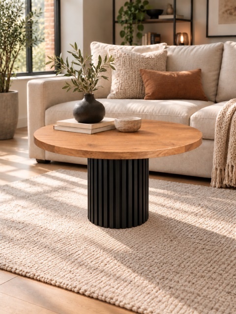 salon loftowy z podstawą rondo h45 IGITEX