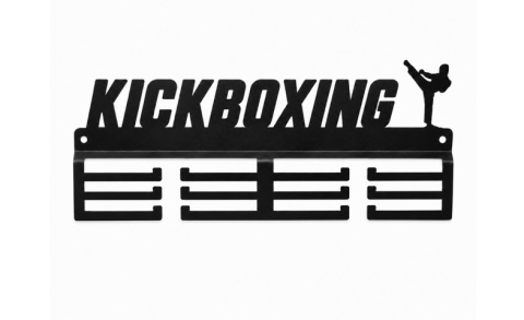 czarny wieszak na medale kickboxing mma