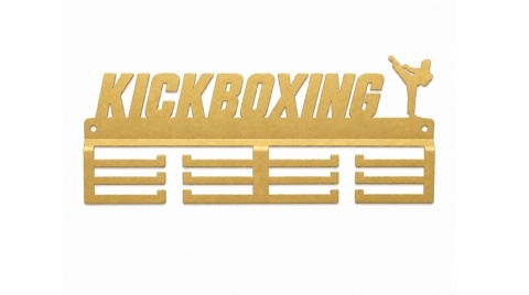 złoty wieszak na medale gold kickboxing