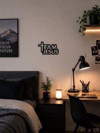 Team Jesus metalowa dekoracja 25cm