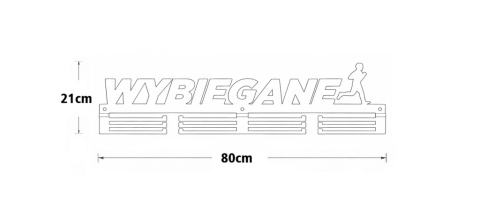 wieszak na medale 80 cm wybiegane