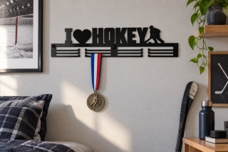 Wieszak na medale Hokej 80 cm