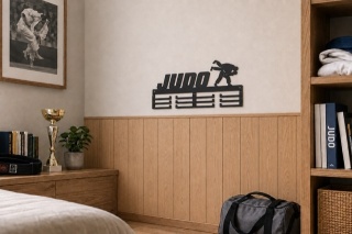 Wieszak na medale JUDO 60cm