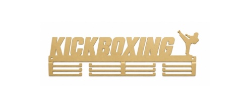 wieszak na medale złoty gold mma kickboxing
