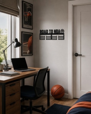 Wieszak na medale ROAD TO NBA 40cm