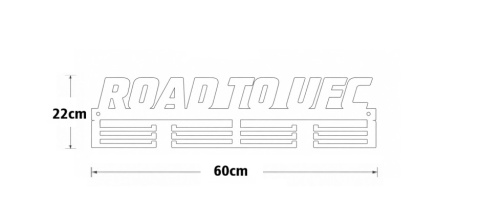 wymiary wieszaka na medale 60 cm prezent dla sportowca