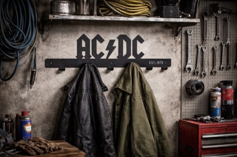 wieszak na warsztat modny acdc elektryka