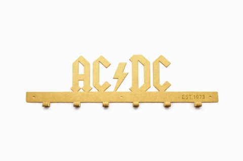 wieszak na ubrania do domu acdc złoty stylowy glamour