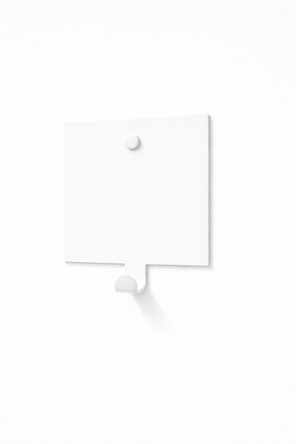 loft wieszak biały klimat minimalistyczny