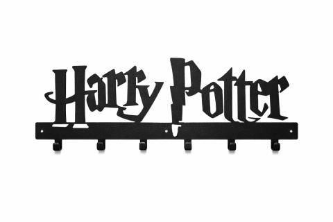 Wieszak na ubrania do przedpokoju metalowy Harry Potter 65cm