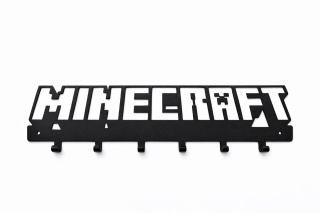 Wieszak na ubrania do przedpokoju metalowy Minecraft 64cm