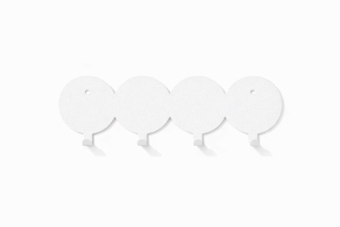 wieszak do domu biały minimalistyczny