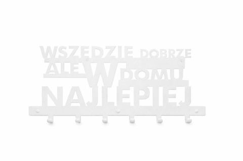 minimalistyczny wieszak na ubrania do przedpokoju